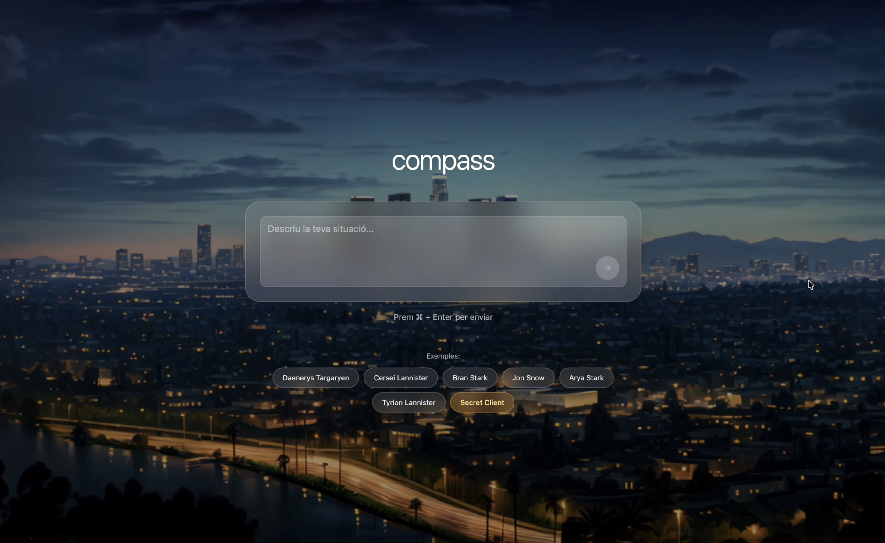 Compass screenshot 1